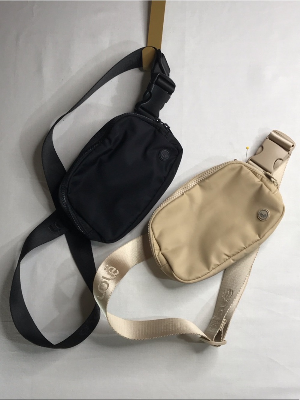 Lole Mini Crossbody Duo in Black and Beige